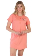 Bielizna nocna - Koszula Nocna Vienetta bawełniana S na guziki - miniaturka - grafika 1