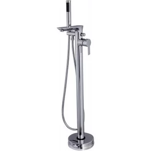 Invena Glamour bateria wannowo-prysznicowa podłogowa chrom BW-02-W01 - Baterie wannowe i prysznicowe - miniaturka - grafika 1