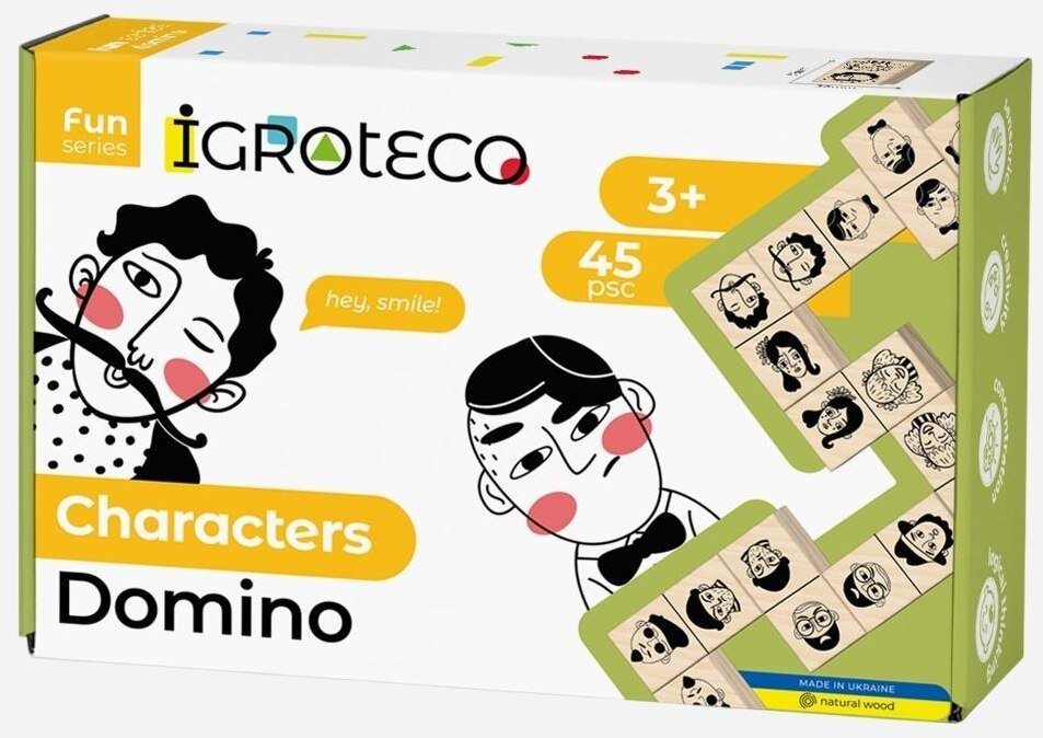 Kapitan Nauka Domino Postacie 45szt EDUKAMP 4820148900620