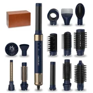 Suszarko-lokówki - Cecotec Bamba CeramicCare 14w1 AirGlam Blue - miniaturka - grafika 1