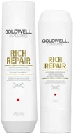 Szampony do włosów - Goldwell Rich Repair zestaw regenerujący | Szampon 250ml Odżywka 200ml - miniaturka - grafika 1