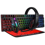 Myszki - EXTRALINK GAMING SET TF800 4IN1 LED KEYBOARD+MOUSE+PAD+HEADSET - miniaturka - grafika 1