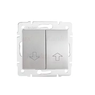 Kanlux Łącznik żaluzjowy LOGI 02-1100-143 sr 25196 - Wyłączniki światła i elektryczne - miniaturka - grafika 1