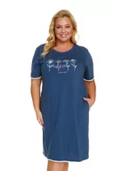Bielizna nocna - Doctor Nap Koszula nocna plus size 3XL - miniaturka - grafika 1