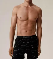 Majtki damskie - BOKSERKI ATLANTIC 2MBX-084 JZ25 CZARNY - Atlantic - miniaturka - grafika 1