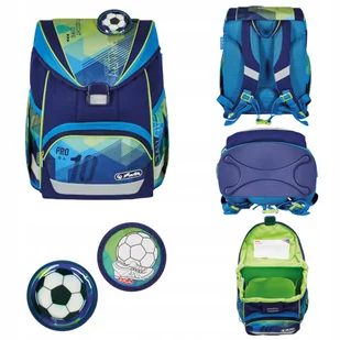 Herlitz Tornister UltraLight Plus Green Goal - - Plecaki szkolne i tornistry - miniaturka - grafika 3