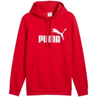 Koszulki męskie - Bluza męska Puma ESS No.1 Logo Hoodie FL czerwona 682570 11 XL - miniaturka - grafika 1