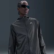 Kurtki i kamizelki sportowe męskie - Męska wodoszczelna kurtka do biegania Storm-FIT ADV Nike Trailwind - Szary - miniaturka - grafika 1