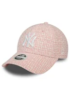 Czapki i chusty sportowe męskie - New Era Czapka z daszkiem Wmns Summer Tweed Nyy 60434980 Różowy - miniaturka - grafika 1
