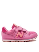 Buty dla dziewczynek - New Balance Sneakersy PV500FPP Różowy - miniaturka - grafika 1