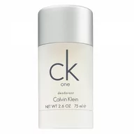 Dezodoranty i antyperspiranty męskie - Calvin Klein CK One dezodorant w sztyfcie unisex 75 g - miniaturka - grafika 1