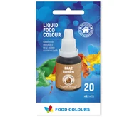 Dodatki do ciast w proszku - Barwnik Spożywczy W Płynie - Brązowy - 20 ml - miniaturka - grafika 1