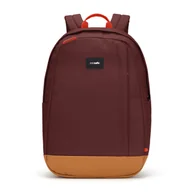 Plecaki - Plecak antykradzieżowy miejski Pacsafe Go 25 l - bordowy - miniaturka - grafika 1