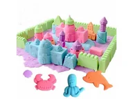 Masy plastyczne - PIASEK KINETYCZNY PIASKOLINA 6 KOLORÓW MAGICZNY - miniaturka - grafika 1