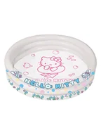 Baseny ogrodowe - Happy People Brodzik "Hello Kitty" w kolorze białym - 18 m+ - miniaturka - grafika 1
