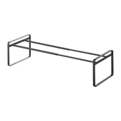 Szafki na buty - Czarna półka regulowana na buty YAMAZAKI Kobe - miniaturka - grafika 1