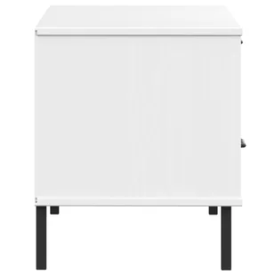 Szafka pod TV OSLO, metalowe nóżki, biała, sosnowa Lumarko - Szafki RTV Szafka pod TV OSLO, metalowe nóżki, biała, sosnowa Lumarko - Szafki RTV - miniaturka - grafika 7