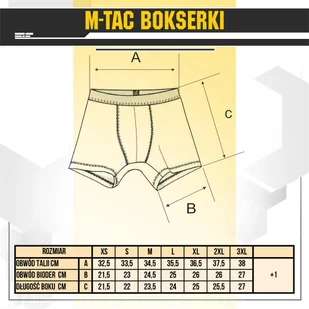 M-Tac - Bokserki taktyczne 93/7 - Dark Olive - 70009048 - Majtki męskie - miniaturka - grafika 7