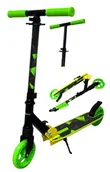 Hulajnogi - Duża Hulajnoga H10 ZIELONO-CZARNA Składana R-Sport koła 145 mm do 100 kg - miniaturka - grafika 1