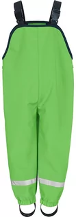 Spodnie i spodenki dla chłopców - Playshoes Ogrodniczki softshellowe w kolorze zielonym - grafika 1