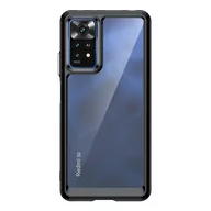 Etui i futerały do telefonów - Outer Space Case etui Xiaomi Poco X5 5G / Redmi Note 12 5G pokrowiec z elastyczną ramką czarne - miniaturka - grafika 1