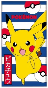 Ręcznik kąpielowy plażowy szybkoschnący POKEMON 70X140 - Okrycia kąpielowe dla dzieci - miniaturka - grafika 1