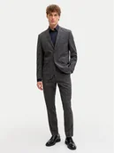 Garnitury - Jack & Jones Garnitur Franco 12183530 Szary Super Slim Fit - miniaturka - grafika 1
