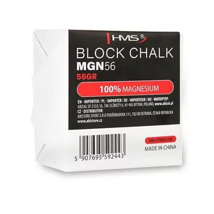 Magnezja w kostce 56G MGN56 HMS - Pozostały sprzęt i akcesoria do ćwiczeń - miniaturka - grafika 1