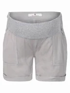 Spodenki damskie - Damskie szorty ciążowe z miękkim pasem szare Bellybutton Maternity, r.32 - miniaturka - grafika 1