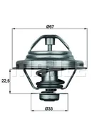 Termostaty - Termostat, płyn chłodzący Mahle TX 24 80D - miniaturka - grafika 1