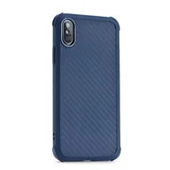 Etui i futerały do telefonów - cofi1453® Armoured Case Bumper Roar Carbon Armor Etui ochronne kompatybilne z iPhone 11 Pro Max Silicone Case Akcesoria Etui Armoured Shell Armour w kolorze niebieskim - miniaturka - grafika 1