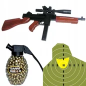 Zabawki militarne - Pistolety na kulki 6 mm + KULKI I TARCZA - miniaturka - grafika 1