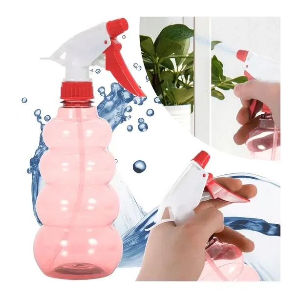 Czerwony Ręczny spryskiwacz do roślin - Opryskiwacz domowy 550 ml