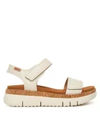 Sandały damskie - Pikolinos Sandały Palma W4N-0940 Biały - miniaturka - grafika 1