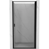 Ścianki i drzwi prysznicowe - Mexen Mist-B drzwi prysznicowe uchylne prawe 100 cm, czarna ramka, czarne - 8A2-100-000-70-70-P - miniaturka - grafika 1