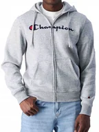 Bluzy męskie - BLUZA męska CHAMPION z kapturem 220255-EM021 ciepła bawełniana na zamek 2XL - miniaturka - grafika 1
