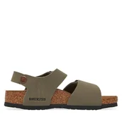 Buty dla chłopców - Sandały Birkenstock New York Kids 1029747 S Zielony - miniaturka - grafika 1