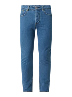 Spodnie męskie - Jeansy o kroju regular fit z bawełny - grafika 1