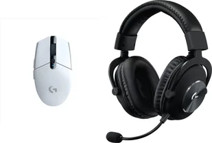 Logitech G305 Lightspeed Biała 910-005291 + G Pro X Czarne 981-000818 - Myszki - miniaturka - grafika 1