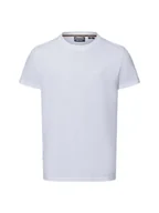 Koszulki męskie - Superdry T-shirt męski Mężczyźni Bawełna biały jednolity, S - miniaturka - grafika 1