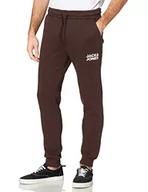 Spodenki męskie - JACK&JONES PANTS STUDIO Jpstgordon Jjnewsoft Sweat Pant GMS Noos Męskie spodnie dresowe, Seal Brown, M - miniaturka - grafika 1