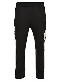 Spodenki męskie - Urban Classics Męskie spodnie w paski, czarny, XL - grafika 1