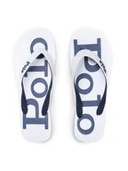 Klapki i japonki męskie - Polo Ralph Lauren Japonki Bolt 816830672002 Biały - miniaturka - grafika 1
