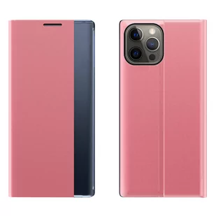 Sleep Case pokrowiec etui z klapką typu Smart Cover iPhone 13 Pro Max różowy - Etui i futerały do telefonów - miniaturka - grafika 1