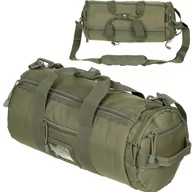 Torby podróżne - Mała Okrągła Torba Na Ramię "Molle" Oliwkowa - miniaturka - grafika 1