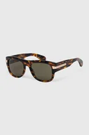 Okulary przeciwsłoneczne - Gucci okulary przeciwsłoneczne męskie kolor brązowy GG1517S - miniaturka - grafika 1