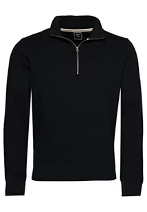 Superdry Jersey Henley Bluza męska, Eclipse Navy, L - Bluzy męskie - miniaturka - grafika 1