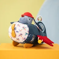 Maskotki i pluszaki - Przytulanka aktywizująca wielofunkcyjna Samolot Piesek Jules 9 m - zabawka - miniaturka - grafika 1