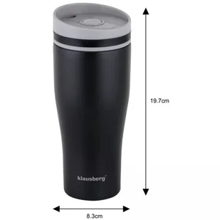 Termiczny Kubek 380ml Click Clack Klausberg Kb-7617 Lumarko! - Kubki termiczne - miniaturka - grafika 6