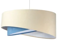Lampy sufitowe - Beżowo-biała skandynawska lampa wisząca - 2X EX998 R0-S88 - miniaturka - grafika 1